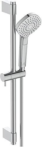 Ideal Standard Idealrain EVO Diamond Asta doccia con doccetta a 3 funzioni, asta murale da 600 mm, cromato