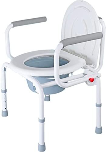 Generic Comodino Deluxe Comodino Comodino Comodino Braccio ribassato Sedia da Comodino Bagno Sedia da Doccia Toilette Vasca da Bagno per Anziani Disabili Disabili