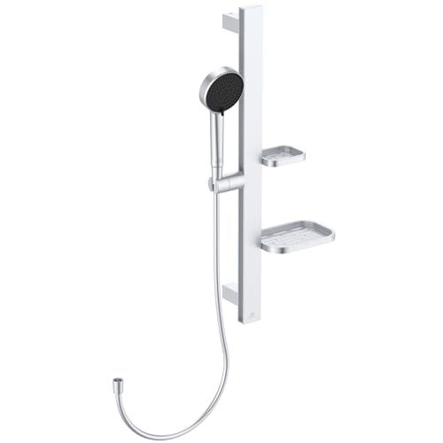 Ideal Standard Alu+, Asta doccia in alluminio da 70cm, Matt Silver