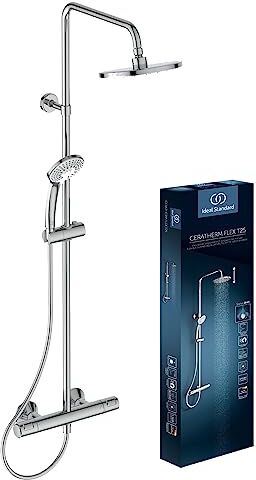 Ideal Standard Ceratherm t25 Colonna doccia con miscelatore termostatico esterno, cromo