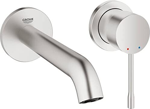 Grohe Miscelatore Monocomando Lavabo Essence New, Acciaio, S