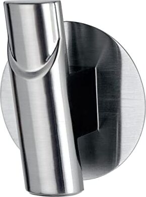 Wenko Gancio acciaio inox Solo opaco, Acciaio inossidabile, 5 x 6 x 2.7 cm, Opaco