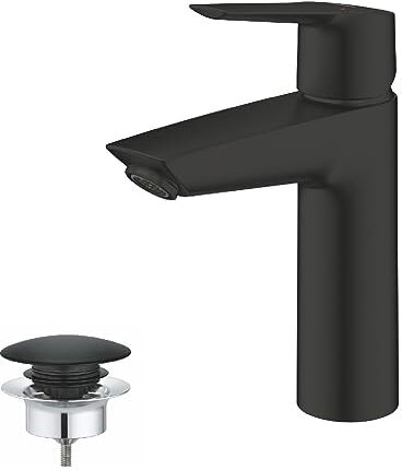 Grohe Rubinetto per lavabo, Nero Opaco