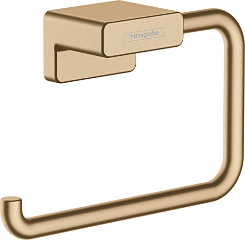 Hansgrohe AddStoris Porta rotolo senza copertura, bronzo satinato,