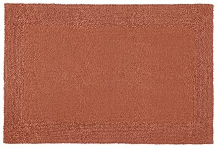 Kleine Wolke Tappeto da bagno Cotone, colore: terracotta, 100% cotone, dimensioni: 70 x 120 cm