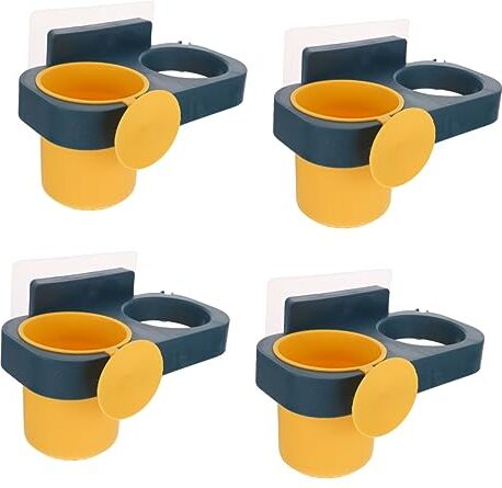 FRCOLOR 4 Pz Porta asciugacapelli cappotto cucina plasil the wall deposito asciugacapelli organizer per asciugacapelli Montaggio a parete Organizzatore appeso al muro staffa Portaoggetti