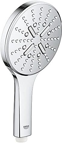 Grohe Rainshower 130 SmartActive  Soffione Doccia a 3 Getti, No Ecojoy, No Supporto, Cromo Rotondo, 130 mm, 1 Pezzo