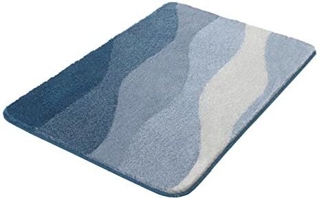 Kleine Wolke Tappeto da bagno Malena colore blu ghiaccio 100% poliacrilico, dimensioni: 60 x 90 cm