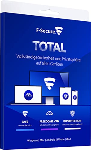 F-Secure Sof Totale 18 Mesi f 3 Ger.VPN+ID P.