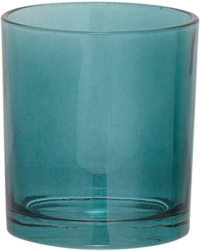 sealskin Vetro Bicchiere, Ciano, 8 x 9 x 8 cm