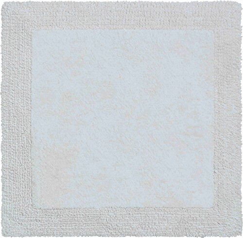 Grund Luxor Tappeto per Il Bagno, Cotone Organico, Bianca, 60x60 cm