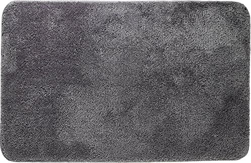 sealskin Angora Tappetino da Vasca, Poliestere, Grigio, 60 x 90 cm