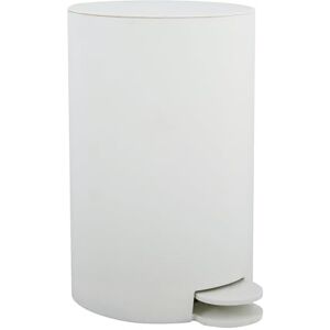 MSV Pattumiera Cosmetica Modello Osaki 3 Litri, Coperchio, Pattumiera a Pedale per Bagno, Compatta, Spazi Ridotti, con Contenitore Interno Rimovibile, Bianco MSV Pattumiera Cosmetica Modello Osaki 3 Litri, Coperchio, Pattumiera a Pedale per Bagno, Compatta, Spazi Ridotti, con Contenitore Interno Rimovibile, Bianco
