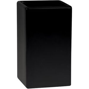 Spirella Portaspazzolino in Ceramica Quadro 6,5 x 10,5 cm Nero Opaco Spirella Portaspazzolino in Ceramica Quadro 6,5 x 10,5 cm Nero Opaco