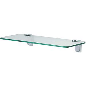 Spirella , Collezione Grey Max Light, Balda 60 x 17,5, metallo cromato e vetro di sicurezza, Grande Spirella , Collezione Grey Max Light, Balda 60 x 17,5, metallo cromato e vetro di sicurezza, Grande