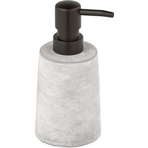 Wenko Dispenser di sapone Villena ricaricabile per sapone manuale in calcestruzzo resistente, effetto pietra naturale rustica, dimensioni: 8,2 x 5,9 x 7,2 cm, capacità: 50 ml, grigio/nero Wenko Dispenser di sapone Villena ricaricabile per sapone manuale in calcestruzzo resistente, effetto pietra naturale rustica, dimensioni: 8,2 x 5,9 x 7,2 cm, capacità: 50 ml, grigio/nero