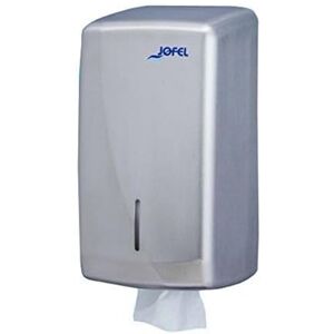 Dispenser in acciaio inox JOFEL per 400 asciugamani Zigzag - Dispenser carta igienica Dispenser in acciaio inox JOFEL per 400 asciugamani Zigzag - Dispenser carta igienica