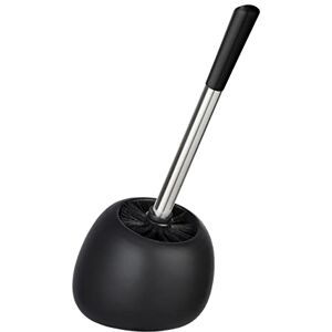 Wenko Scopino WC Ceramica, Nero, 17 x 34,5 x 14,5 cm Wenko Scopino WC Ceramica, Nero, 17 x 34,5 x 14,5 cm
