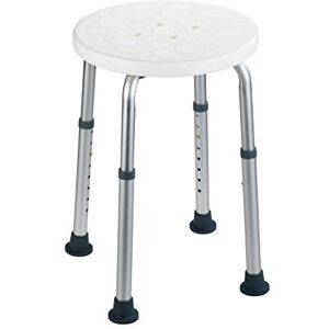 Wenko Sgabello, Bianco, 45, 5 x 39, 5-57, 5 x 45, 5 Wenko Sgabello, Bianco, 45, 5 x 39, 5-57, 5 x 45, 5