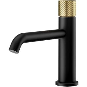 EMKE Rubinetto per bagno nero, 181 x 166 x 50 mm, ottone, cartuccia in ceramica, rubinetto per bagno, rubinetto con aeratore, rubinetto per lavabo, rubinetti per lavabo, rubinetti per lavabo, facile EMKE Rubinetto per bagno nero, 181 x 166 x 50 mm, ottone, cartuccia in ceramica, rubinetto per bagno, rubinetto con aeratore, rubinetto per lavabo, rubinetti per lavabo, rubinetti per lavabo, facile