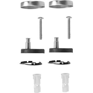 Conmetall Kit di Montaggio per Sedile WC - Acciaio inossidabile / Plastica Conmetall Kit di Montaggio per Sedile WC - Acciaio inossidabile / Plastica