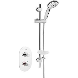 Bristan Artisan-Valvola termostatica per Doccia a Doppio Comando, Finitura cromata, Shower with Kit Bristan Artisan-Valvola termostatica per Doccia a Doppio Comando, Finitura cromata, Shower with Kit