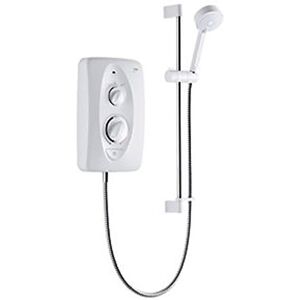 Doccia Elettrica Mira Showers Jump - 8.5 KW - Bianco/Cromo - Doccia elettrica Doccia Elettrica Mira Showers Jump - 8.5 KW - Bianco/Cromo - Doccia elettrica