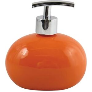 MSV Dispenser di Sapone in Ceramica Java Design Elegante Ø 8 x 18 cm capacità 300 ml Arancione Ideale per Bagno e Cucina Facile da Pulire MSV Dispenser di Sapone in Ceramica Java Design Elegante Ø 8 x 18 cm capacità 300 ml Arancione Ideale per Bagno e Cucina Facile da Pulire