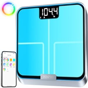RENPHO Bilancia Pesapersone Chroma, Bilancia Pesapersone Digitale con Promemoria di Peso, Bilancia Bluetooth Intelligente, Colori Bilancia Personalizzabili, Ricaricabile, Rivestimento ITO, 180 kg RENPHO Bilancia Pesapersone Chroma, Bilancia Pesapersone Digitale con Promemoria di Peso, Bilancia Bluetooth Intelligente, Colori Bilancia Personalizzabili, Ricaricabile, Rivestimento ITO, 180 kg