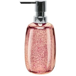 Kleine Wolke Mercury Accessoires Dispenser per Sapone, in Vetro, Colore: Corallo Kleine Wolke Mercury Accessoires Dispenser per Sapone, in Vetro, Colore: Corallo