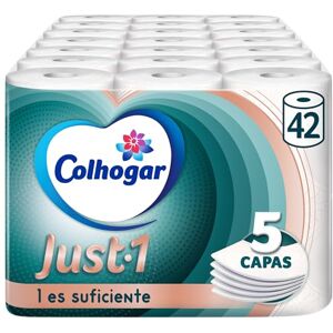 Colhogar Just 1 - Carta igienica 5 veli super assorbente - Bianco Colhogar Just 1 - Carta igienica 5 veli super assorbente - Bianco