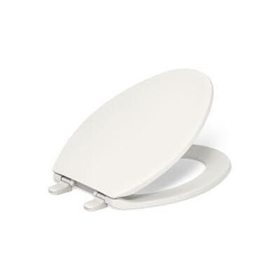 Kohler K- Brevia con cerniere a sgancio rapido sedile WC allungato, Biscuit Kohler K- Brevia con cerniere a sgancio rapido sedile WC allungato, Biscuit