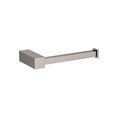 Amerock Porta carta igienica in nichel spazzolato, lunghezza 149 mm, monumento, porta carta igienica da bagno, accessori da bagno Amerock Porta carta igienica in nichel spazzolato, lunghezza 149 mm, monumento, porta carta igienica da bagno, accessori da bagno