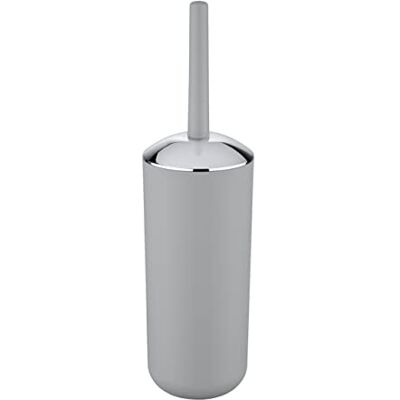 Wenko Escobillero Brasil Gris, Grigio, 10.0x10.0x37.7 cm Wenko Escobillero Brasil Gris, Grigio, 10.0x10.0x37.7 cm