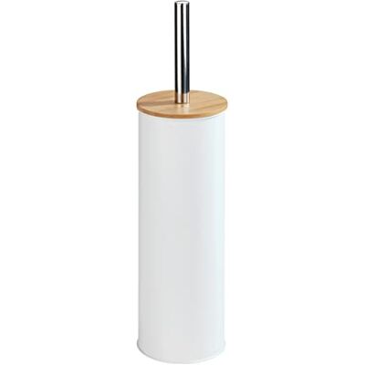 Wenko Scopino WC Tortona, bianco, Metallo, 9.5 x 38.5 x 9.5 cm Wenko Scopino WC Tortona, bianco, Metallo, 9.5 x 38.5 x 9.5 cm