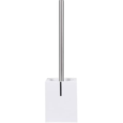 MSV 140363 Scopino con MDF Stand/Acciaio Inossidabile-White 9,69 x 9,69 x 36,5 cm MSV 140363 Scopino con MDF Stand/Acciaio Inossidabile-White 9,69 x 9,69 x 36,5 cm