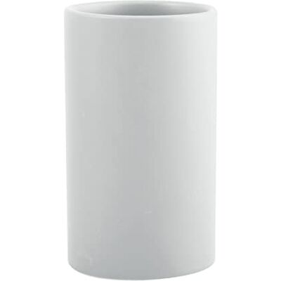 Spirella Tubo Bicchiere in Ceramica Bianco Opaco Opaco Spirella Tubo Bicchiere in Ceramica Bianco Opaco Opaco