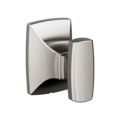 Amerock Gancio singolo per accappatoio in nichel spazzolato Lunghezza 67 mm Highland Ridge Gancio per asciugamani per bagno Hardware da bagno Accessori da bagno Amerock Gancio singolo per accappatoio in nichel spazzolato Lunghezza 67 mm Highland Ridge Gancio per asciugamani per bagno Hardware da bagno Accessori da bagno