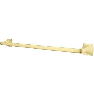 PFISTER Bruxie Barra portasciugamani da bagno, 61 cm, montaggio a parete, avvitabile, finitura oro spazzolato PFISTER Bruxie Barra portasciugamani da bagno, 61 cm, montaggio a parete, avvitabile, finitura oro spazzolato