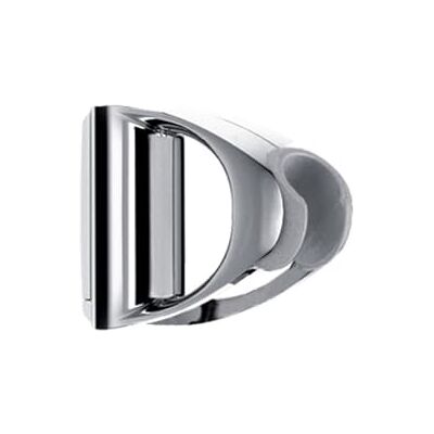 Hansgrohe Cursore per asta doccia Unica'D, diametro 25 mm, cromo spazzolato , Hansgrohe Cursore per asta doccia Unica'D, diametro 25 mm, cromo spazzolato ,