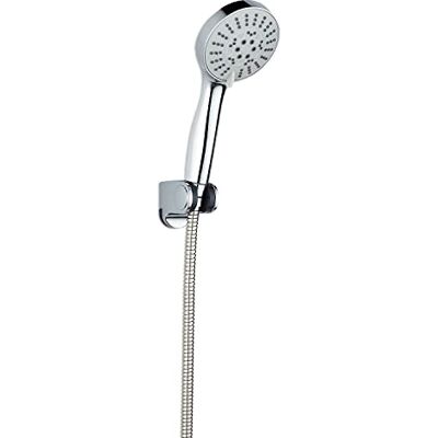 DP Griferia DP Bath Soffione Doccia RY-H213+ Supporto RY-P012 + Flessibile RY-S001, Argento DP Griferia DP Bath Soffione Doccia RY-H213+ Supporto RY-P012 + Flessibile RY-S001, Argento