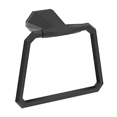 Amerock Anello portasciugamani, Nero Opaco, Towel Ring Amerock Anello portasciugamani, Nero Opaco, Towel Ring