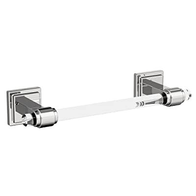 Amerock Portasciugamani 203 mm Trasparente/Cromo Glacio Porta asciugamani Hardware da bagno Accessori da bagno Amerock Portasciugamani 203 mm Trasparente/Cromo Glacio Porta asciugamani Hardware da bagno Accessori da bagno