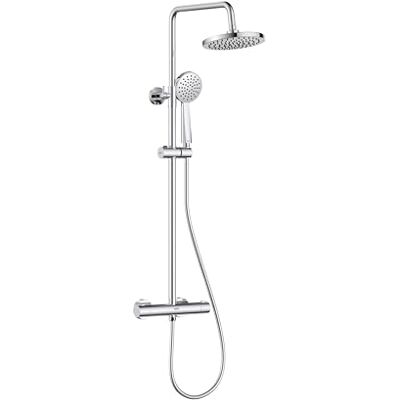 Bristan Zing2 Barra di deviazione regolabile termostatica rigida per doccia, cromata Bristan Zing2 Barra di deviazione regolabile termostatica rigida per doccia, cromata