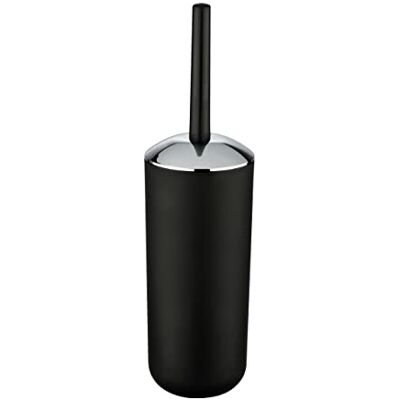 Wenko Portascopino per WC Brasil nero infrangibile, TPE, 10 x 37 x 10 cm, Nero Wenko Portascopino per WC Brasil nero infrangibile, TPE, 10 x 37 x 10 cm, Nero