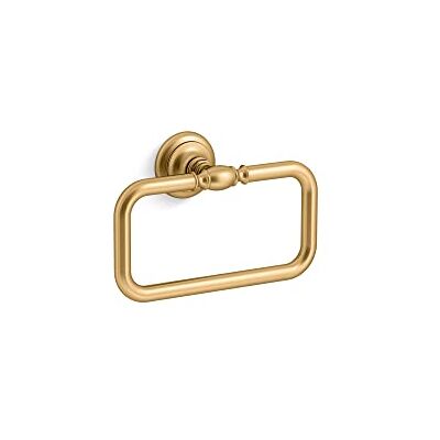 Kohler Anello portasciugamani in ottone spazzolato moderno vibrante Kohler Anello portasciugamani in ottone spazzolato moderno vibrante