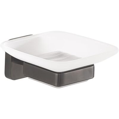 Porta Sapone Tonga in Gun Metal - Accessorio Bagno Porta Sapone Tonga in Gun Metal - Accessorio Bagno