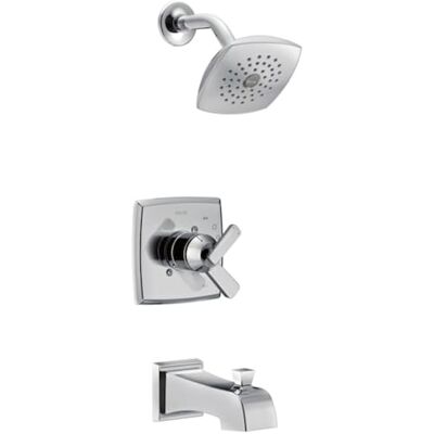 DELTA Ashlyn Monitor 17 Series Rivestimento per vasca e doccia, cromato DELTA Ashlyn Monitor 17 Series Rivestimento per vasca e doccia, cromato