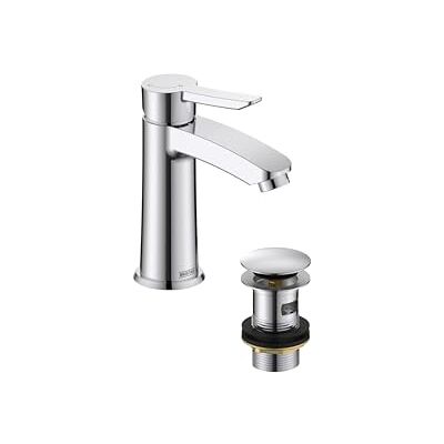 Bristan Apelo Eco Start Miscelatore Lavabo con Piletta Clicker, Cromato Bristan Apelo Eco Start Miscelatore Lavabo con Piletta Clicker, Cromato