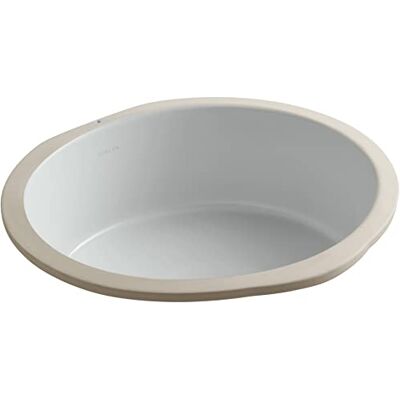 Kohler K-2883-0 Verticyl Round Undercounter Bagno Lavandino, Bianco Kohler K-2883-0 Verticyl Round Undercounter Bagno Lavandino, Bianco